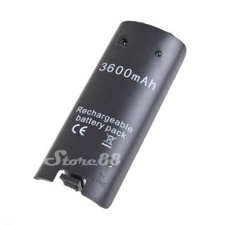 New 3600mAh Rechargeable Battery Pack For Nintendo Wii Game  