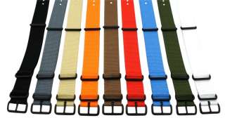 18MM PVD Nylon NATO WATCH BAND Strap G 10 FITS ALL  