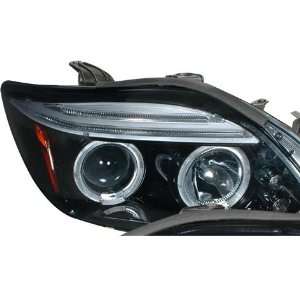   Tc Halo Projector Headlight Gloss Black Housing Smoke Lens Automotive