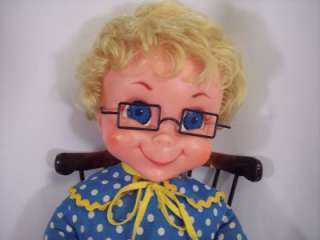   1967 Mrs. Beasley Doll  Cleaned, Restored to Talk Original Glasses