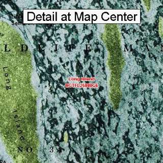 USGS Topographic Quadrangle Map   Long Island, Florida (Folded 