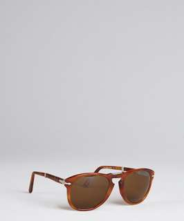 Persol havana brown turtle plastic folding sunglasses