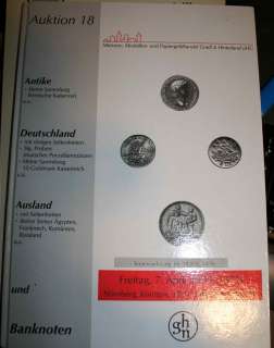 COINS AND MEDALS ,PAPER MONEY AUCTION CATALOG.#18.1995 HARDBOUND 