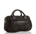 cc skye brown leather easy rider whipstitch top handle bag