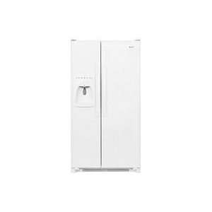   26 cuft. Side by Side Refrigerator, Dispenser, En  Black Appliances