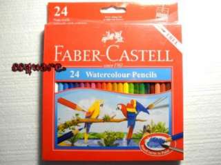 Faber Castell 24 Watercolour color Pencils Non Toxic  