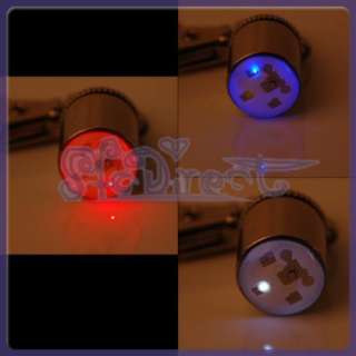 Dog Cat PET SAFETY LIGHT Red/Blue Flash LED Collar Tag  