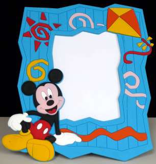 Mickey Mouse Kite Disney Vinyl Picture Photo Frame  
