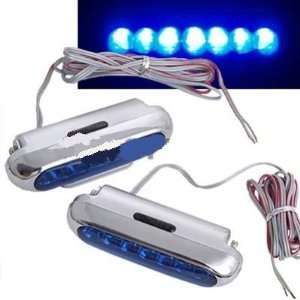   of BLUE 7 LED Fog Light Lamp 12V Super Bright Car Auto or motor bike