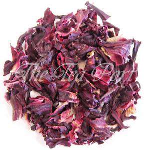 Hibiscus Loose Leaf Tea   1 lb   Caffeine Free  