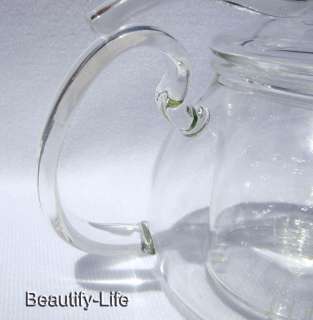 450ml Clear Glass Teapot, with filter, Heat resist GD13  