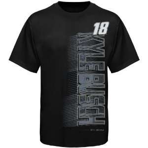  NASCAR Chase Authentics Kyle Busch Blackout Sketch T Shirt 