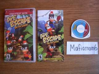 Ape Escape On the Loose PSP Game Greatest Hits UMD R1 711719860921 