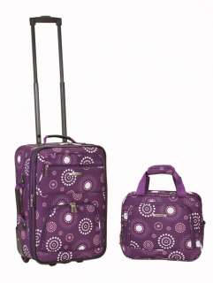   Piece Upright Carry On Luggage Set   Purple Pearl $80  