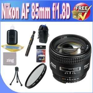  Nikon 85mm f/1.8D AF Nikkor Lens for Nikon Digital SLR Cameras 