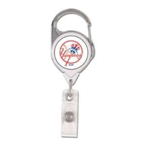  New York Yankees Official Retractable Badge Holder Keychain 