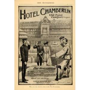 1904 Ad Hotel Chamberlin Old Point Comfort VA G. Adams 