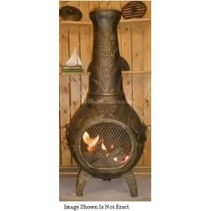  ALCH017AGGKNG Gas Powered Butterfly Chiminea Outdoor Fireplace 
