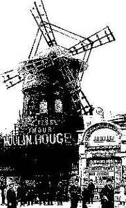 Tim Holtz Rubber Stamp MOULIN ROUGE Stampers Anonymous  