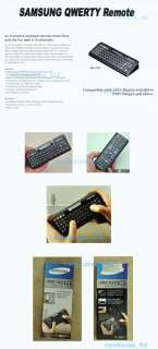 SAMSUNG RMC QTD1 Blu ray Qwerty Smart TV Remote  