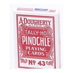  Tally Ho pinochle Playing Card Game #43 r 14 Toys & Games