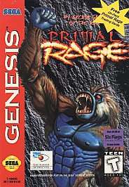 Primal Rage Sega Genesis, 1996  