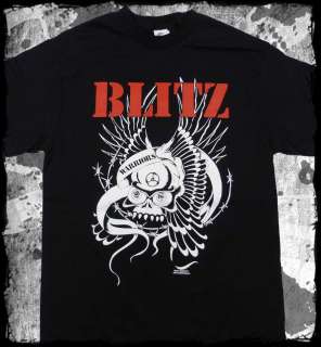Blitz   The Warriors Skull   official t shirt   FAST SHIPPING  