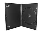 100 STANDARD Black Single DVD Cases 14MM  