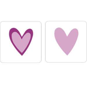CUTTLEBUG two step DIES SET of 2 HEART #2 fits Sizzix  