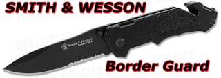 Smith & Wesson Border Guard 3 Folder Serrated SWBG3S  