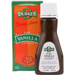 Durkee Vanilla Extract, Pure, 1 Ounce (Pack of 12)  