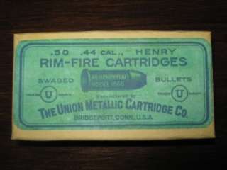 Authentic Replica .44 CAL Winchester Henry 1866 Rim Fire Cartridge Box 