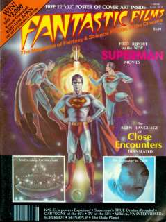 1978 Fantastic Films Magazine Superman Movie The First Report with 