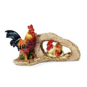  Rooster and Hen Country Farm Accessory Figurine