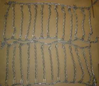 Snow Thrower 16x6 50 Tire Chains 2 link spacing 1 pair  