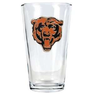 Personalized Chicago Bears Pint Glass Gift  Kitchen 