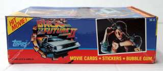  topps back to the future part 2 display box of 36 packs condition 