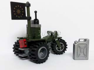 Bricks Block Building Toys Minifigures 802 Army Series set   Side car 