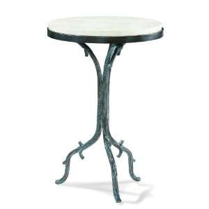  Twig Table w/ White Agate Stone Top by Sherrill Occasional 