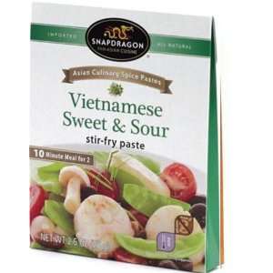 Snapdragon Stir Fry Paste, Vietnamese Sweet and Sour, 2.6 Ounce (Pack 