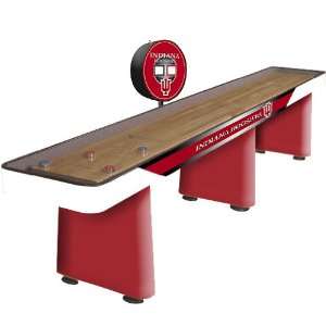   Indiana Hoosiers 12 Foot Venture Shuffleboard Table: Sports & Outdoors