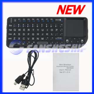 Wireless 2.4G Mini Keyboard Touchpad For Laptop PC Computer with USB 2 