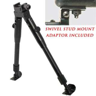 NEW UTG TACTICAL RIFLE BIPOD WITH ADJUSTABLE LEGS BLACK  