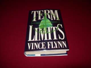 Term Limits by Vince Flynn (1998) 1st Printing Hardcover 9780671023171 