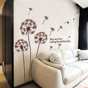   elegant style Large Butterfly Vine Flower Wall Stickers / Wall Decals