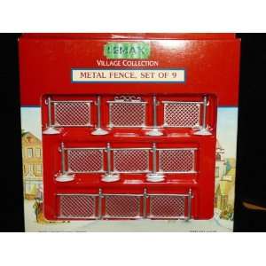  Lemax   Accessory   Metal Fence (set of 9) #64135