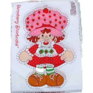  Springs Mills 1981 Strawberry Shortcake Doll Pillow Fabric 