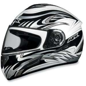  AFX FX 100 Sun Shield Helmet, Pearl White Multi, Size: XS 