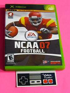 NCAA Football 07 2007 Original Xbox Game Complete Sport 014633152050 