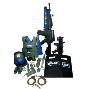  Ultimate Kids Toy Army Combat Set With B/o M16 Machine Gun 